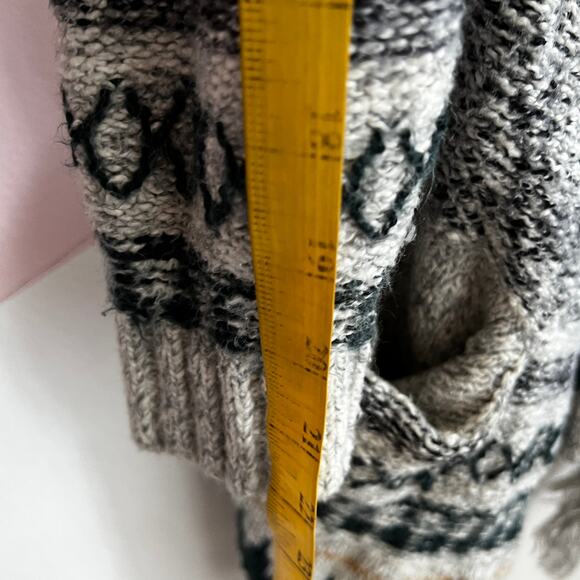 Cabi Fringe Cardigan Open Front Knit Boho Chic Artsy Cottagecore Small - Picture 8 of 8